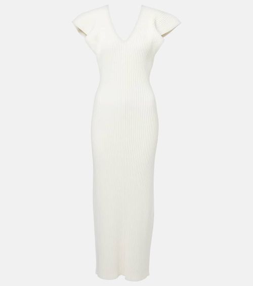 Trey ribbed-knit cocktail dress