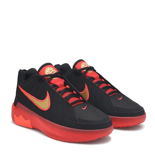 Kids' Lebron Witness Vii Basketball Shoe Big Kid Shoes (Black/Red)