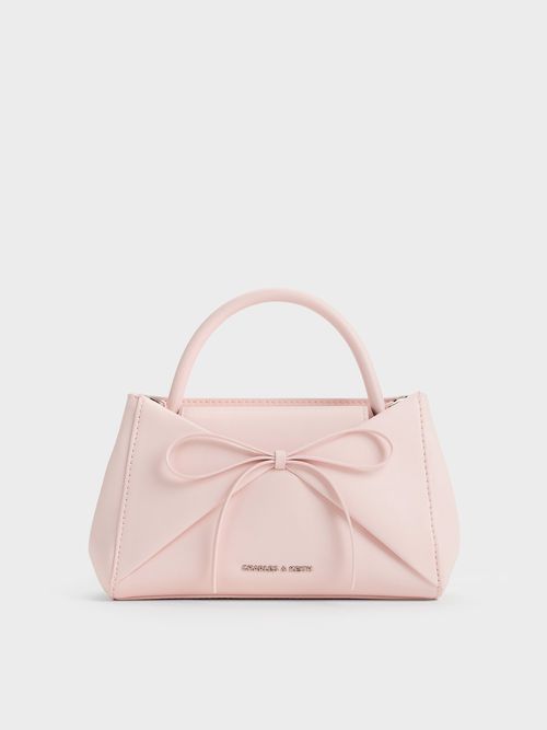 Charles & Keith - Hazel Bow Panelled Top Handle Bag