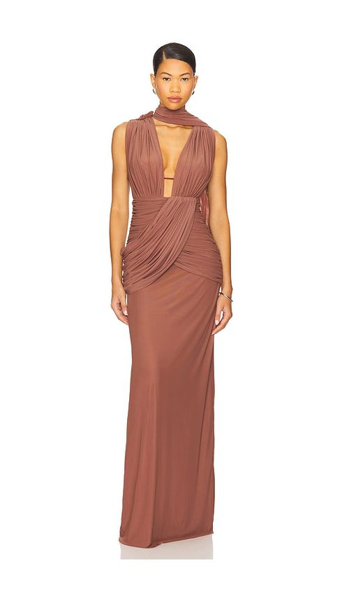Deme by Gabriella Aurelia Dress in Brown.  XS. Also in