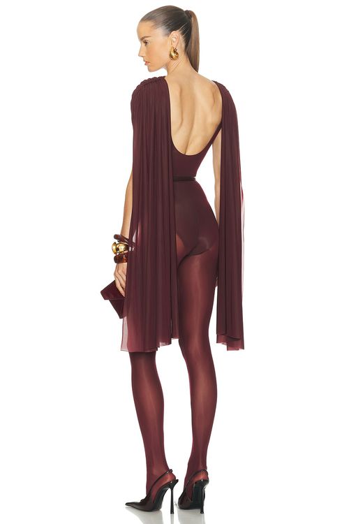 Maygel Coronel Burano One Piece Top in Vino - Burgundy. a