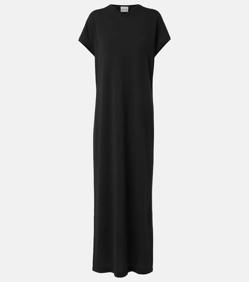 Khaite Verda cotton-blend jersey maxi dress