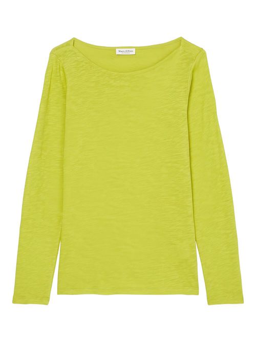 Long-sleeve boat neck T-shirt - Green