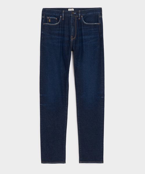High-Rise Slim Stretch Jean In Dark Indigo