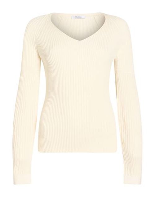 Woman Sweater Cream Size XS Cotton
