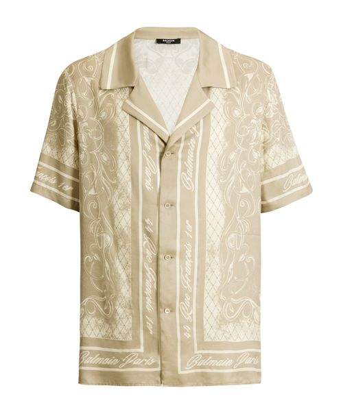 Printed Foulard pyjama shirt