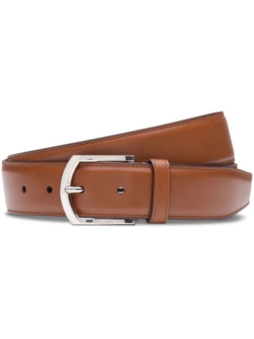 Nevada buckle-fastening leather belt - Brown