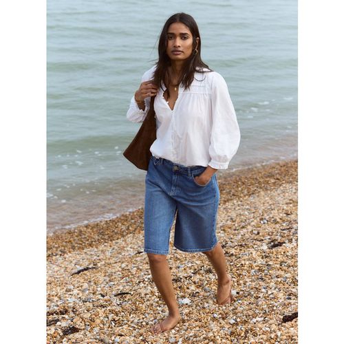 Britney Organic Cotton Stretch Denim Short