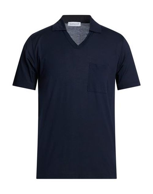 Man Polo shirt Blue Size 44 Cotton