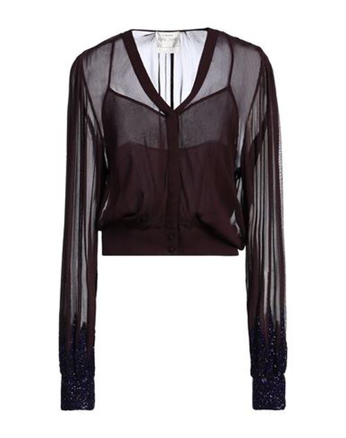 Forte_forte Woman Shirt Plum Size 0 Viscose, Glass
