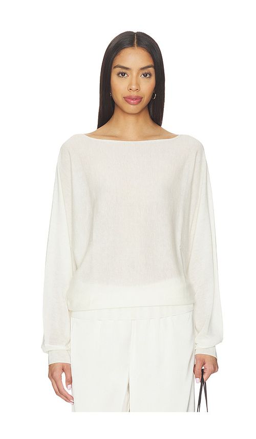 Favorite Daughter The Effortless Sweater in Ivory. - XS also in S, M