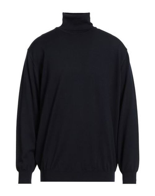 Man Turtleneck Midnight blue Size 46 Virgin Wool