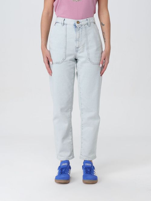 Jeans Woman color Stone Washed