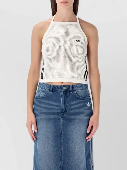 Adidas Originals - crochet halterneck tank top