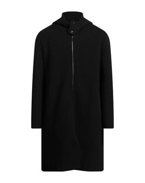 Man Coat Black Size 44 Cashmere, Silk