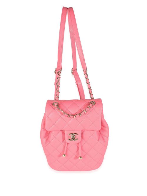 2021-2023 diamond-quilted backpack - Pink
