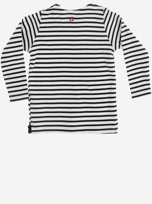 Striped Jersey T-Shirt — Navy