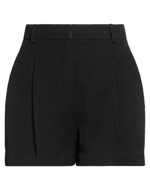 Woman Shorts & Bermuda Shorts Black Size 2 Viscose