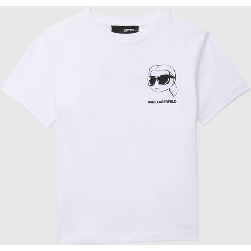 Karl Lagerfeld - T-shirt Mit Ikon-kontur Für Jungen, Weiss, Größe: 12y
