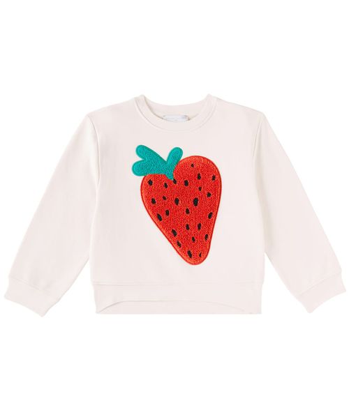 Stella McCartney Kids Printed cotton jersey sweatshirt