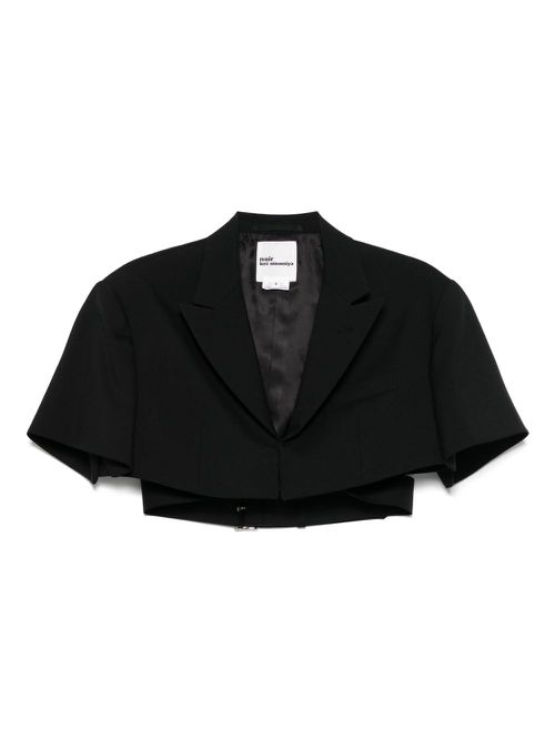 Noir Kei Ninomiya cropped blazer - Black