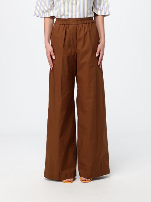 Pants Woman color Brown