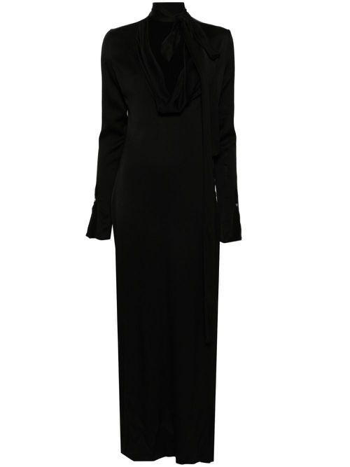 Slit maxi dress - Black