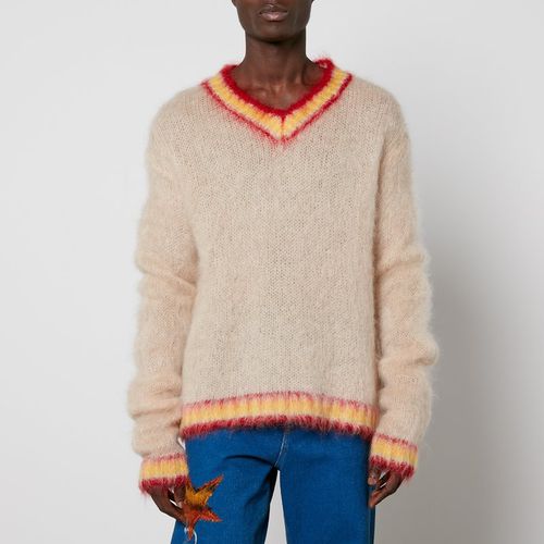 Marni V-Neck Mohair-Blend Jumper - IT 50/L
