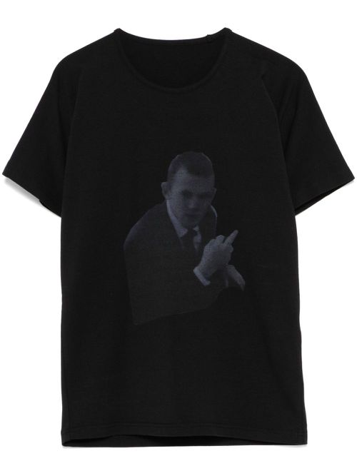 Face-print T-shirt - Black