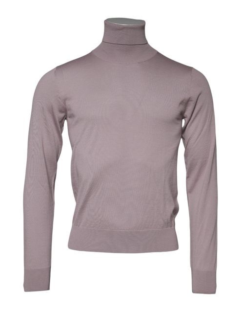 Cashmere Turtleneck Sweater — Brown