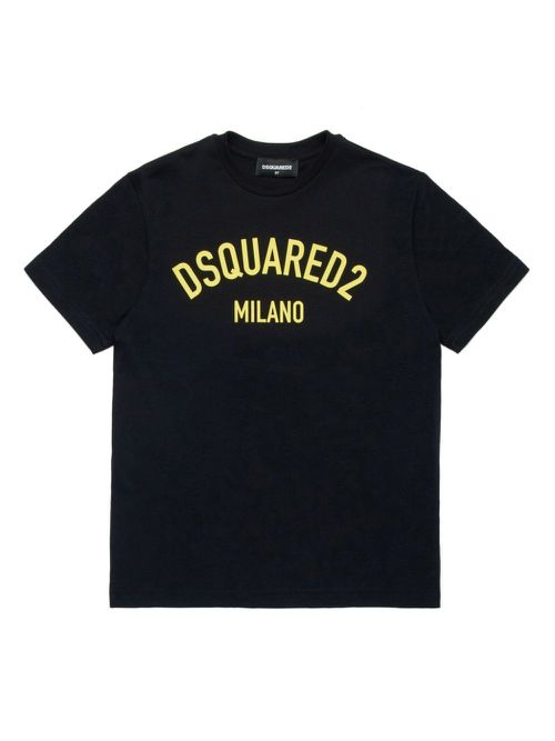 Logo-print cotton T-shirt - Black
