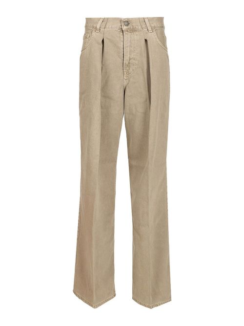 Ecru soft trousers