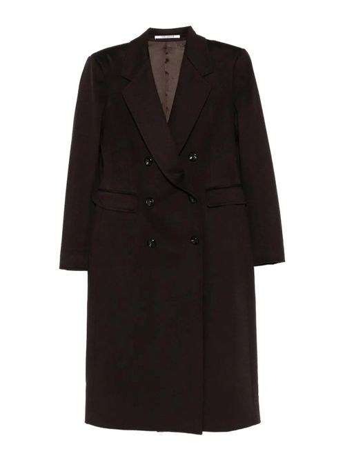 Meryl Double-Breasted Coat T/Brown
