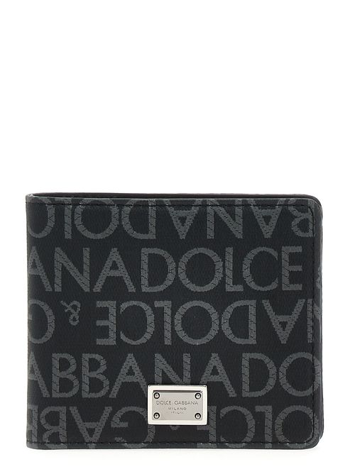 돌체앤가바나 남성 Jacquard Logo Wallet BP1321AJ7058B969