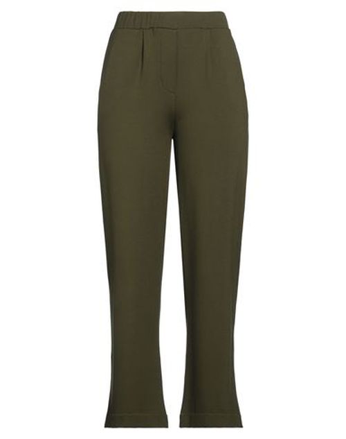 Woman Pants Military green Size S Viscose, Elastane