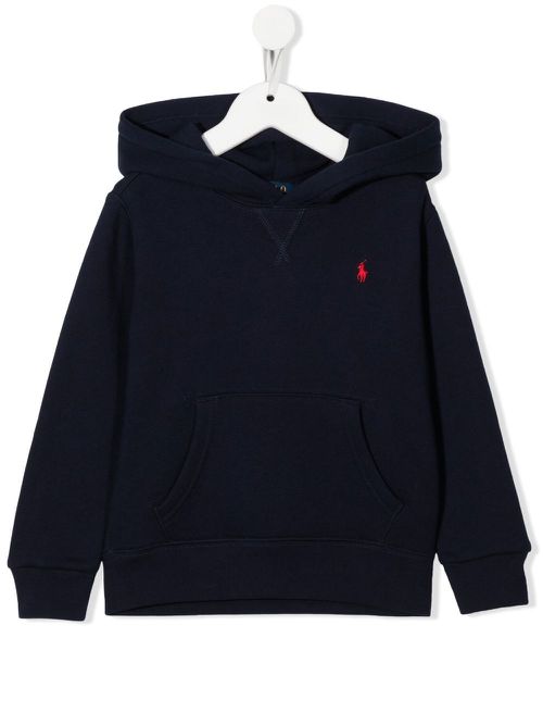 Polo Pony long-sleeved hoodie - Blue