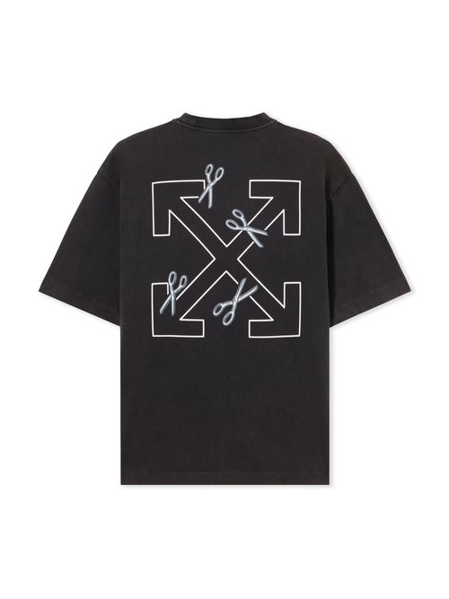 Scissor Arrow Skate T-shirt - Female Fragrances Washed Black