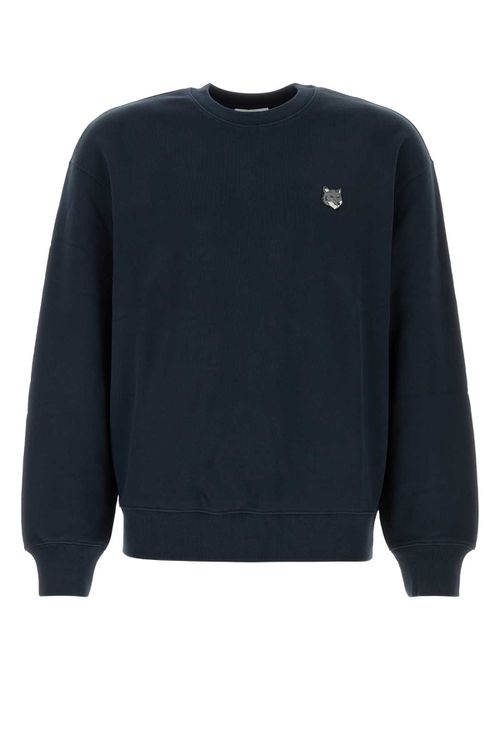 Navy Blue Cotton Sweatshirt