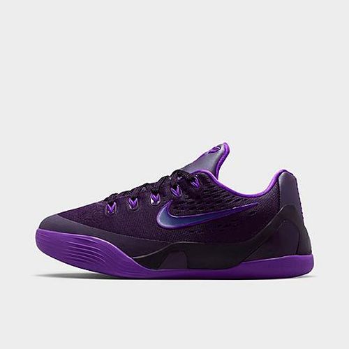 Big Kids Kobe 9 Low EM Basketball Shoes in Purple Dynasty/Sanded Purple/Fierce Purple