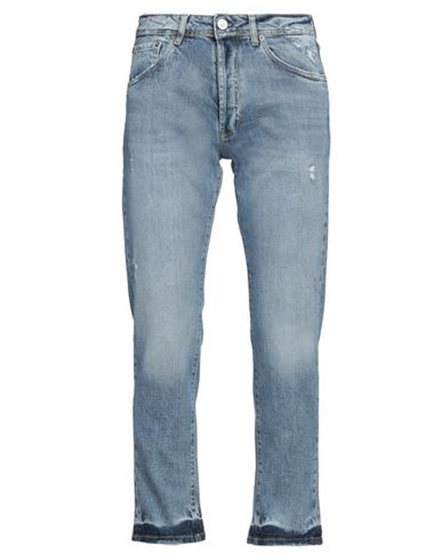 Man Jeans Blue Size 30 Cotton, Elastane