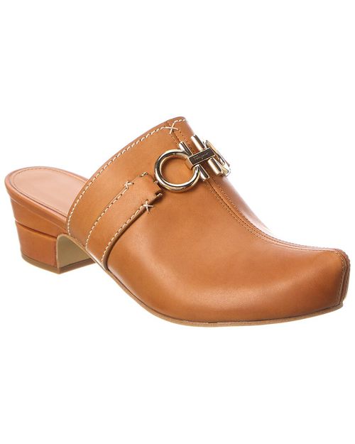 Ferragamo Phobos Leather Mule