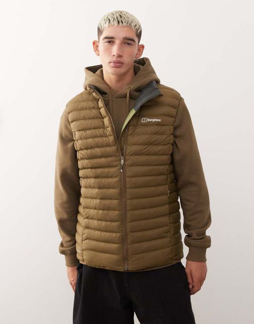 Gilet men's vaskye synthetic insulated vest in brown