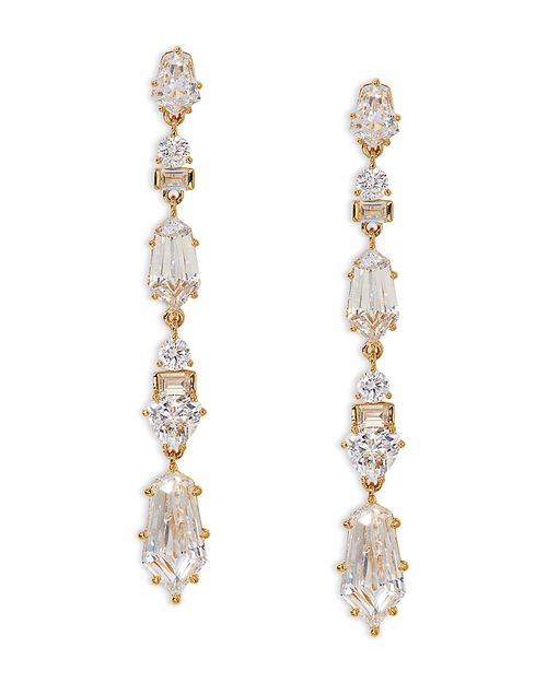 Luxor Kite Cubic Zirconia Linear Earrings