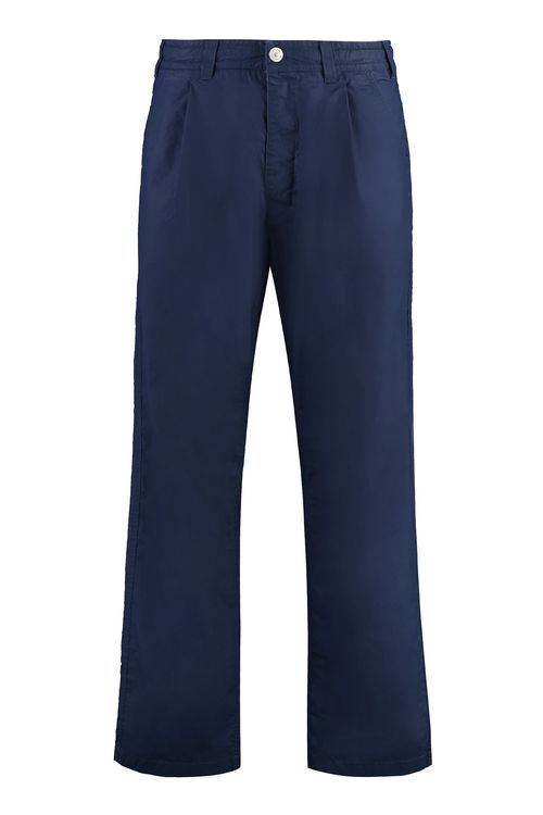 Marina Pleated Cotton Trousers