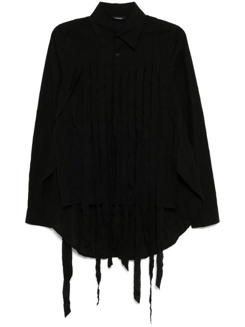 Crease-effect shirt - Black