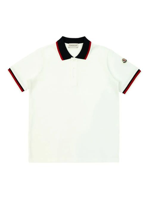 Short Sleeve Polo With Logo On The Shoulder
