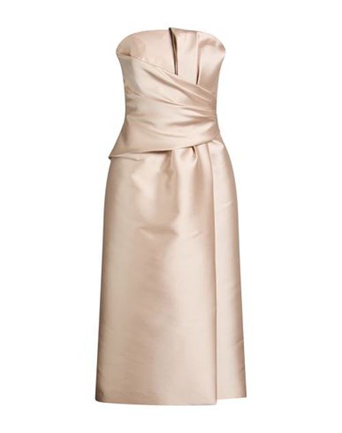 Woman Midi dress Light pink Size 8 Polyester, Silk