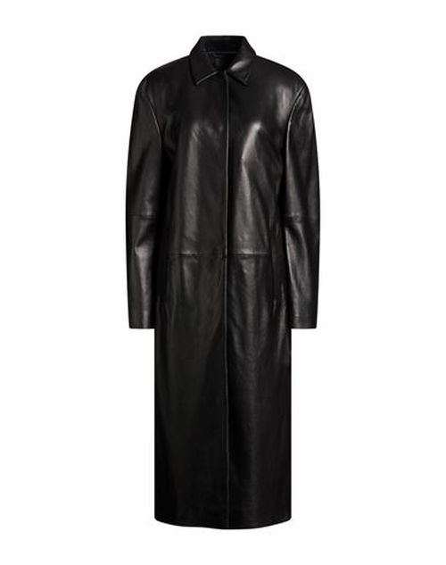 Woman Overcoat & Trench Coat Black Size 10 Sheepskin
