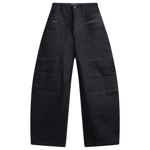 Women's Banana Pants In Denim Navy