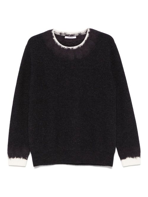 Kangra contrasting-trim sweater - Grey